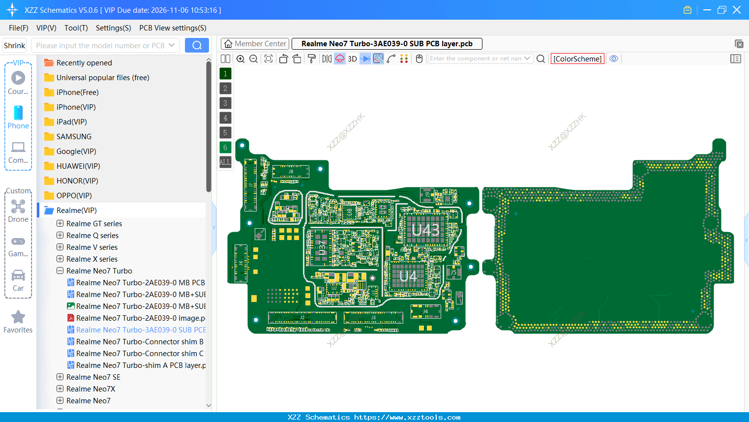 Realme Neo7 Turbo-3AE039-0 SUB PCB Layer